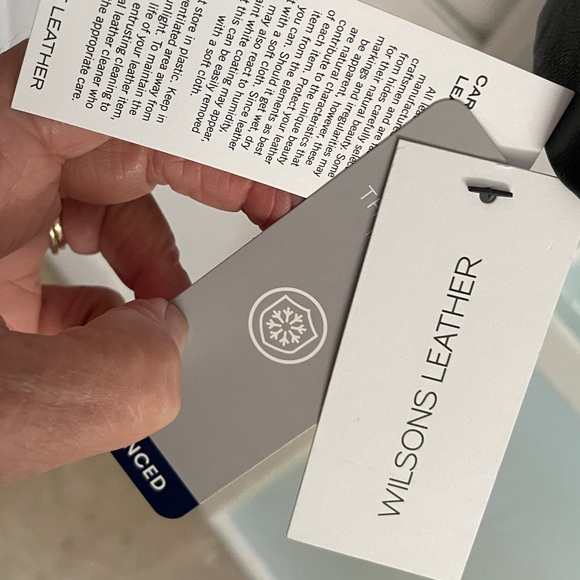 Wilson’s Lindsey thinsulate leather scuba jacket New with Tags - Picture 9 of 16